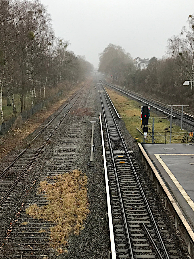 Foto: Gleise führen zum Horizont