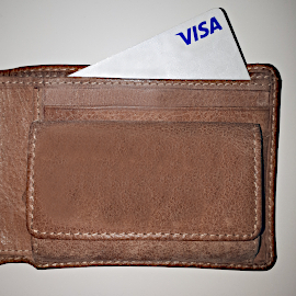 Bild Visacard in Geldbörse